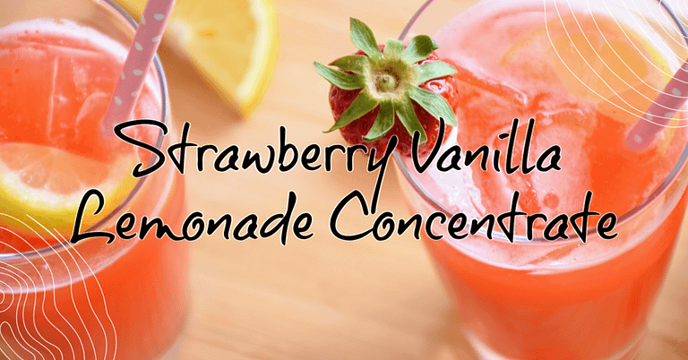 Strawberry Vanilla Lemonade Concentrate Recipe