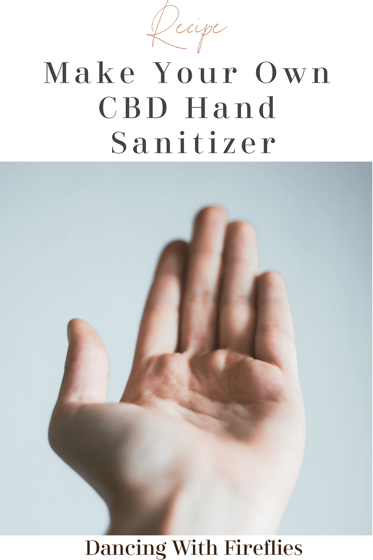 how to make CBD hand sanitizer