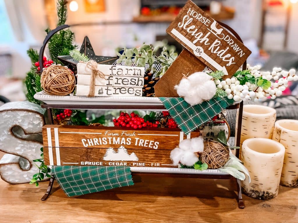 DIY Dollar Tree Christmas signs
