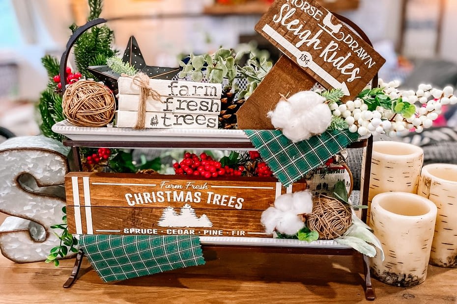 DIY Dollar Tree Christmas signs