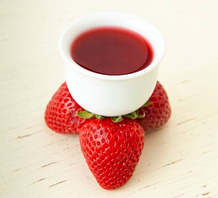 Strawberry fields tea from the tea spot