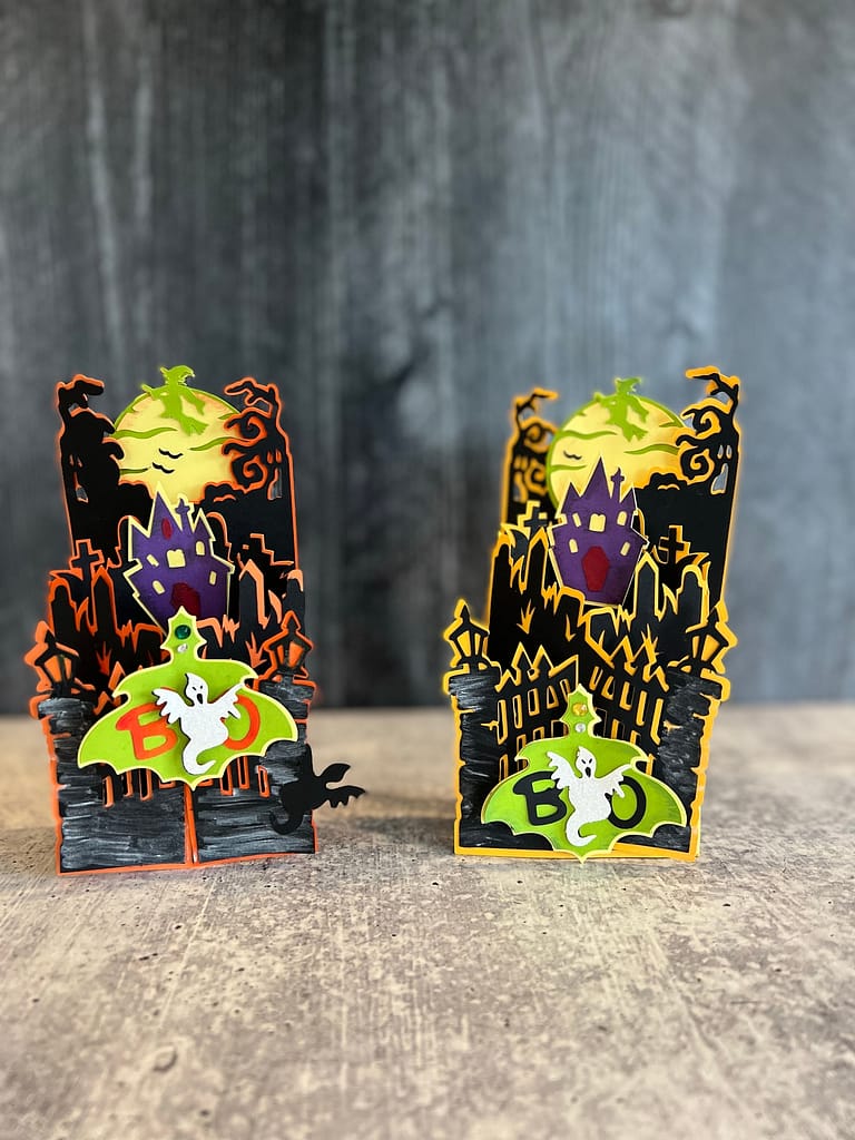 How to make Halloween popout cards